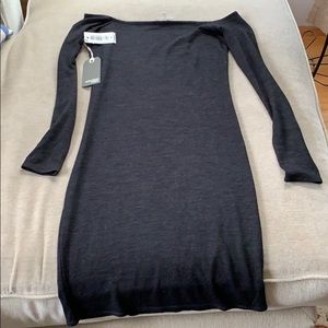 Off the shoulder knit dress brand new never worn